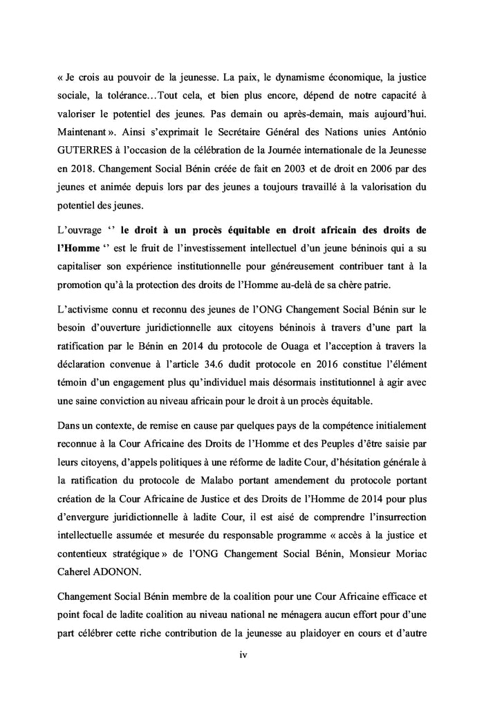 Le droit à un procès équitable en droit africain des droits de l'Homme