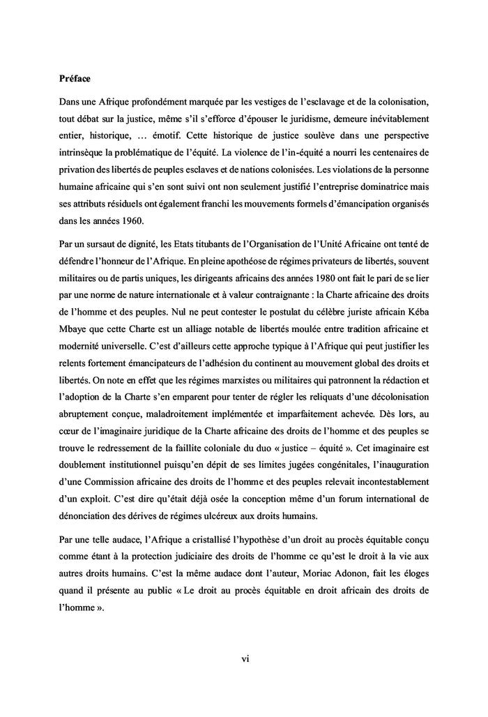Le droit à un procès équitable en droit africain des droits de l'Homme