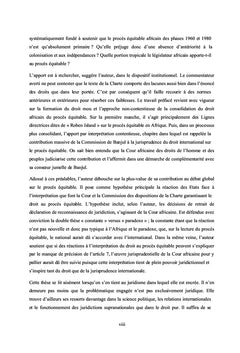 Le droit à un procès équitable en droit africain des droits de l'Homme