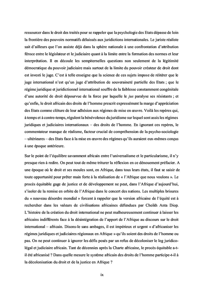 Le droit à un procès équitable en droit africain des droits de l'Homme