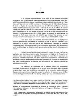 Paradoxe des ressources naturelles et de la pauvreté en RDC