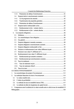 L'essentiel des Mathématiques Financières