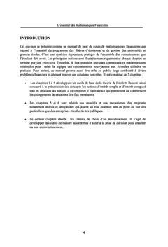 L'essentiel des Mathématiques Financières