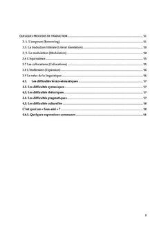 Initiation à la sémantique et la traduction