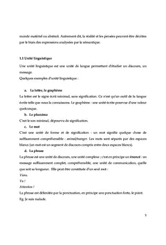 Initiation à la sémantique et la traduction