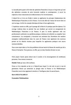 ARSENAL DES MATHEMATIQUES FINANCIERES