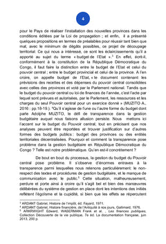La gestion budgétaire en RDC, une affaire ésotérique