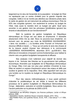La gestion budgétaire en RDC, une affaire ésotérique