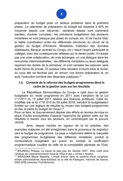 La gestion budgétaire en RDC, une affaire ésotérique