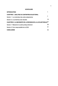 Le Contentieux des Résultats de l'Election Présidentielle de 2018