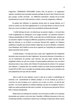 Le Contentieux des Résultats de l'Election Présidentielle de 2018