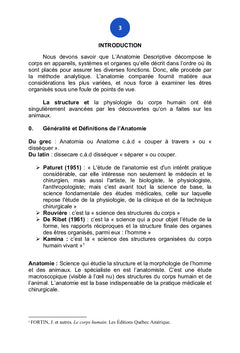 L'Anatomie Comparéeet descriptive