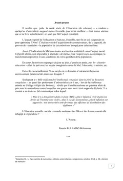 De l'éducation de filles