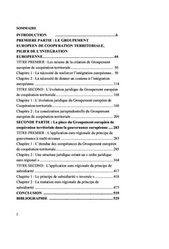 Les Groupements européens de coopération territoriale