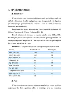 Les corps étrangers pharyngo-oesophagiens