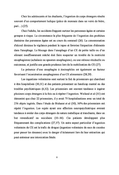 Les corps étrangers pharyngo-oesophagiens