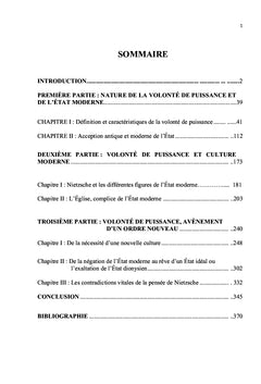 Volonté de puissance et État Moderne chez Nietzsche