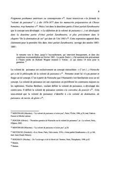 Volonté de puissance et État Moderne chez Nietzsche
