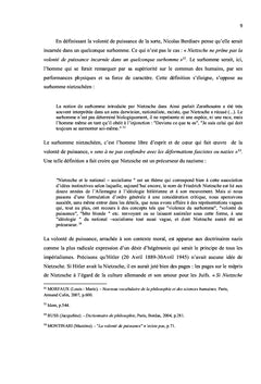 Volonté de puissance et État Moderne chez Nietzsche