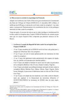 Revue de la mise en oeuvre du Protocole de la CEDEAO
