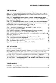 Les aspects juridiques de la transition énergétique