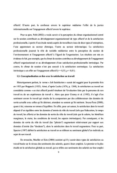 Les effets de l'interface « vie au travail-vie privée » sur l'engagement organisationnel affectif