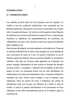 Prise en charge des maladies hydro-fécales
