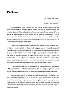 Codes Correcteurs d'Erreurs