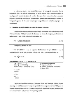 Codes Correcteurs d'Erreurs