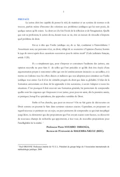 METHODOLOGIE DE LA RECHERCHE JURIDIQUE