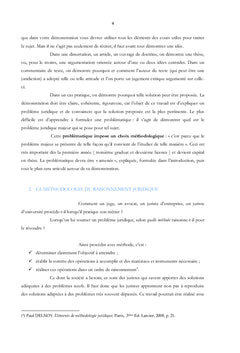 METHODOLOGIE DE LA RECHERCHE JURIDIQUE