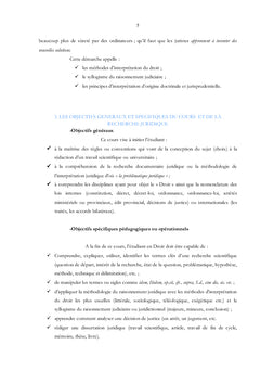 METHODOLOGIE DE LA RECHERCHE JURIDIQUE