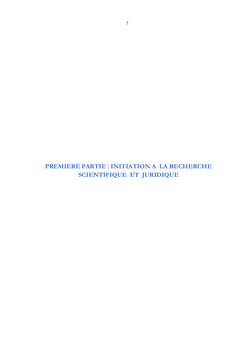 METHODOLOGIE DE LA RECHERCHE JURIDIQUE