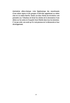 Géopolitique et Forme de l'Etat au Tchad