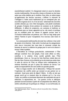 Géopolitique et Forme de l'Etat au Tchad