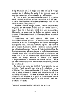 Géopolitique et Forme de l'Etat au Tchad