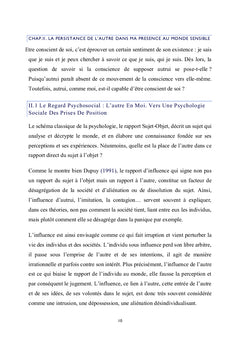 Pourquoi L'Autrui Persiste-t-il a ma Presence