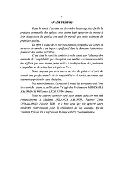 Spécificités de la Comptabilité des Églises