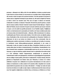 La problématique de la paix à travers l'enseignement de la philosophie