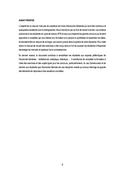 Economie Générale