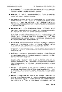 Le Management Opérationnel