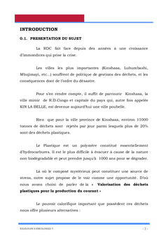 Production du courant électrique