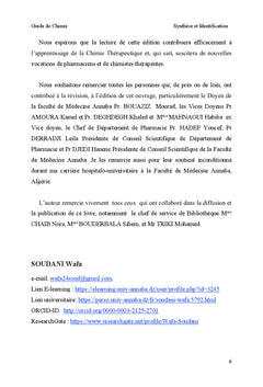 Synthèse et Identification Structurale