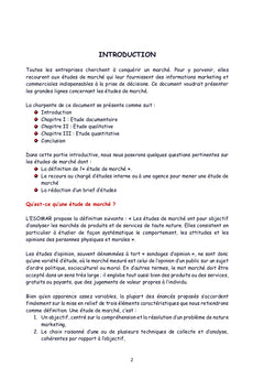 Initiation aux études de marché