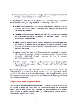 Initiation aux études de marché