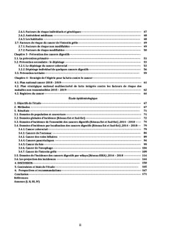 ÉPIDÉMIOLOGIE DES CANCERS DIGESTIFS EN ALGÉRIE