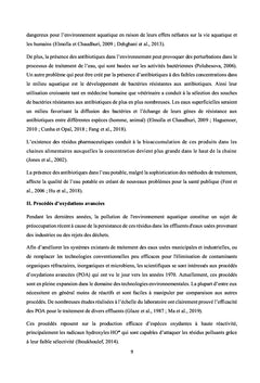 Épuration des eaux usées par élimination de l'antibiotique SMX