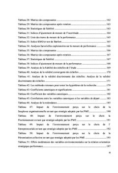 Environnement perçu et orientation stratégique des entreprises