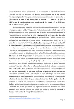 Stratégies scolaires de la mère analphabète pour accompagner l'enfant