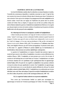Stratégies scolaires de la mère analphabète pour accompagner l'enfant